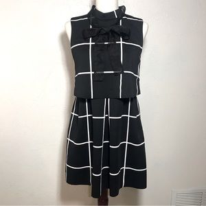 Black and white sleeveless dress. Size S.
